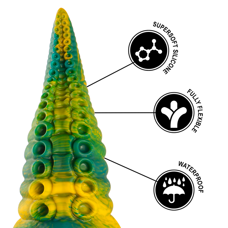 EPIC - CETUS GREEN TENTACLE DILDO SMALL SIZE - My naughty haven #