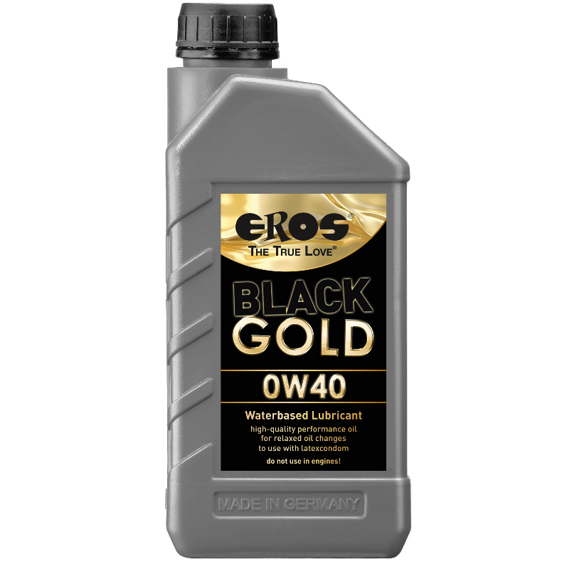 EROS - BLACK GOLD 0W40 WATERBASED LUBRICANT 1000 ML - My naughty haven #