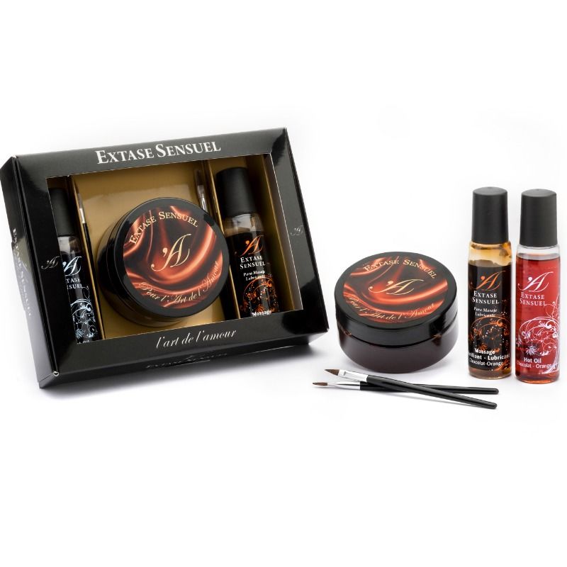 EXTASE SENSUAL - APHRODISIAC CHOCOLATE CHEST KIT - My naughty haven #