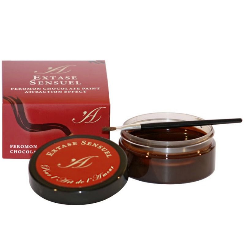 EXTASE SENSUAL - CHOCOLATE BODY PAINT WITH ATTRACTION EFFECT 50 ML - My naughty haven #