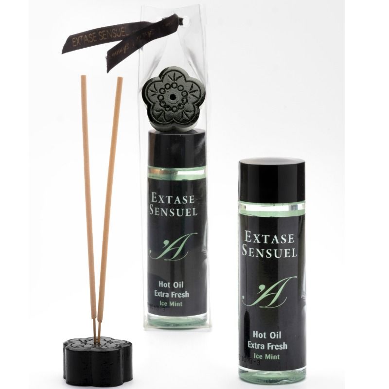 EXTASE SENSUAL - MASSAGE OIL WITH EXTRA FRESH ICE EFFECT 100 ML - My naughty haven #