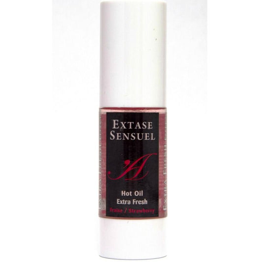 EXTASE SENSUAL - MASSAGE OIL WITH EXTRA FRESH STRAWBERRY EFFECT 30 ML - My naughty haven #