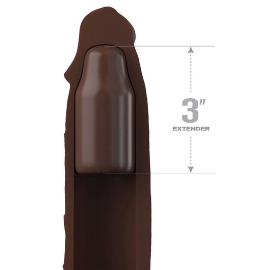 FANTASY X- TENSIONS - PIPEDREAMS EXTENSION W STRAP 17,78 CM BROWN - My naughty haven #