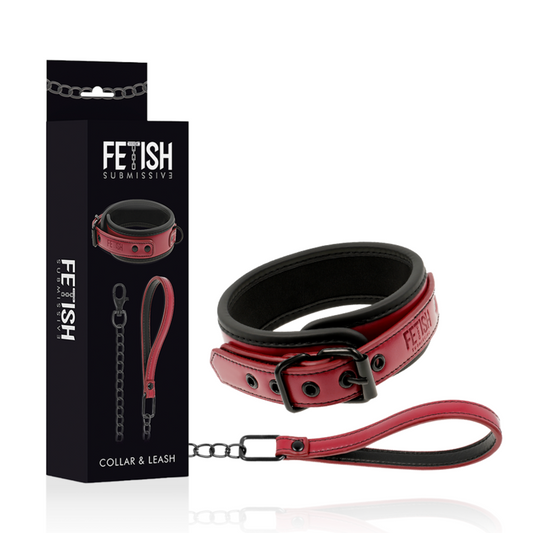 FETISH SUBMISSIVE DARK ROOM - NEOPRENE LINING CHAIN NECKLACE - My naughty haven #