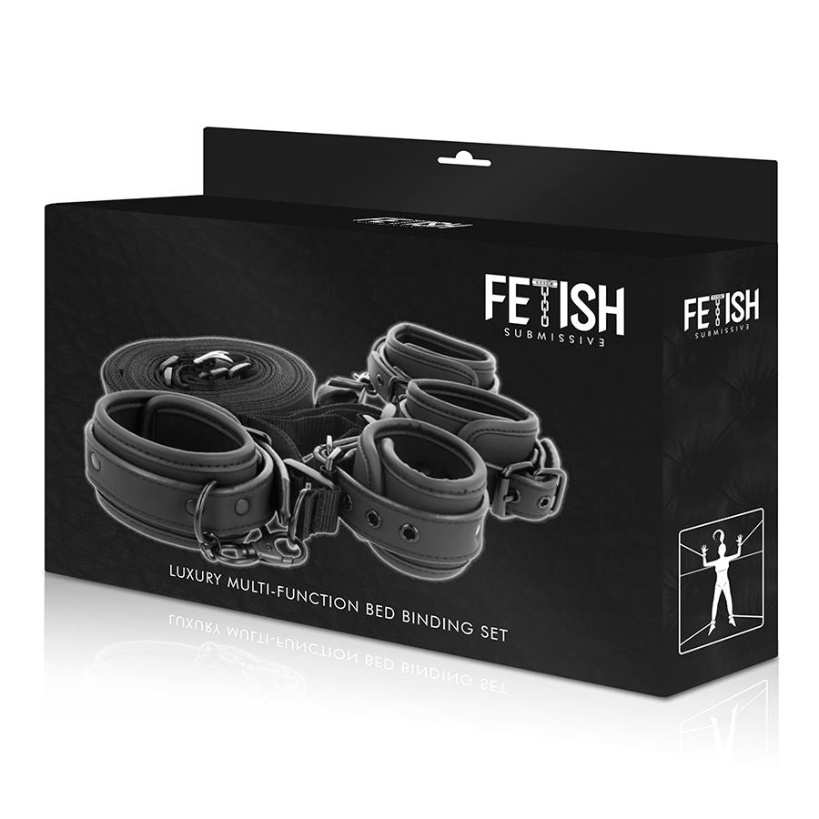 FETISH SUBMISSIVE - SET OF HANDCUFFS AND TIES WITH NOPRENE LINING - My naughty haven #