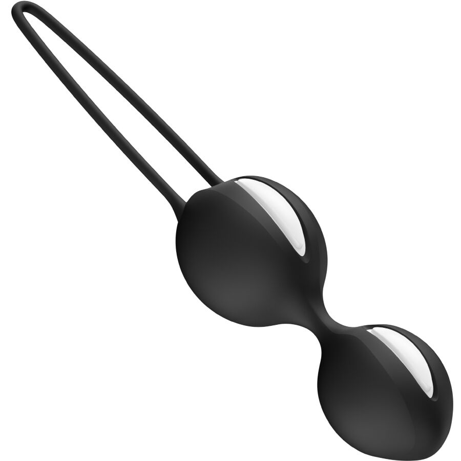 FUN FACTORY - SMARTBALLS DUO KEGEL BALLS BLACK - My naughty haven #
