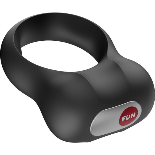 FUN FACTORY - STEADY VIBRATING COCK RING BLACK - My naughty haven #