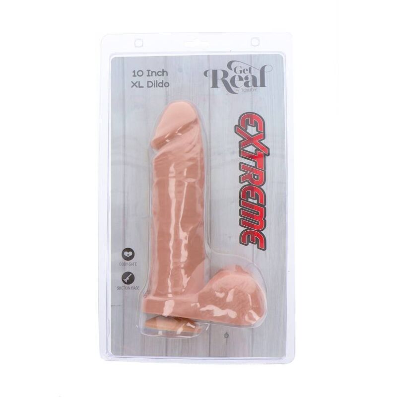 GET REAL - EXTREME XL DILDO 25,5 CM SKIN - My naughty haven #