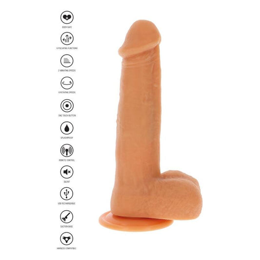 GET REAL - ROTATING BEADS VIBRATING DILDO SKIN - My naughty haven #