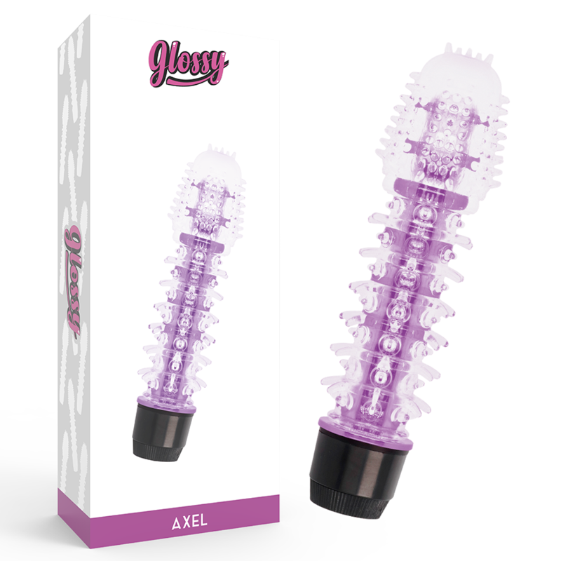 GLOSSY - AXEL VIBRATOR LILAC - My naughty haven #