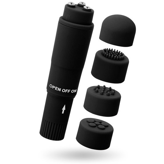 GLOSSY - KURT POCKET MASSAGER BLACK - My naughty haven #