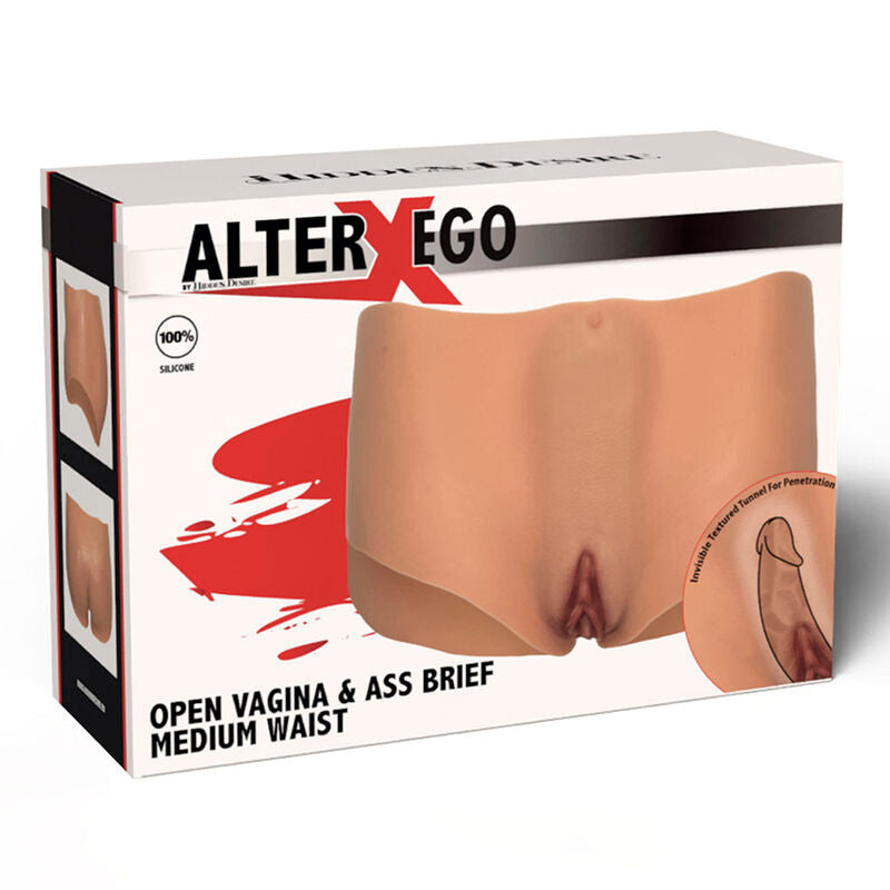 HIDDEN DESIRE - ALTER EGO OPEN VAGINA & ASS BRIEF MEDIUM WAIST FLESH - My naughty haven #