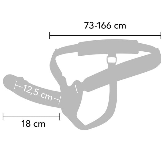 HIDDEN DESIRE - INFERNO VIBRATING PENIS SLEEVE STRAP-ON 18 CM - My naughty haven #