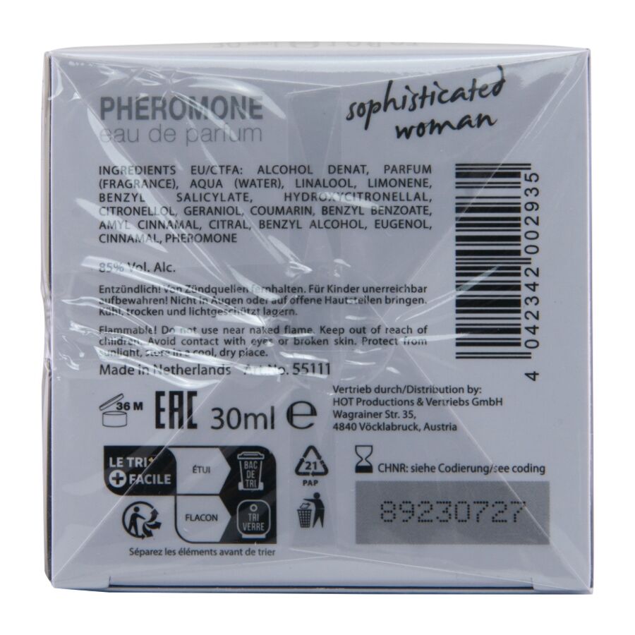 HOT - PHEROMONE PERFUME LONDON SOPHISTICATED WOMAN 30 ML - My naughty haven #