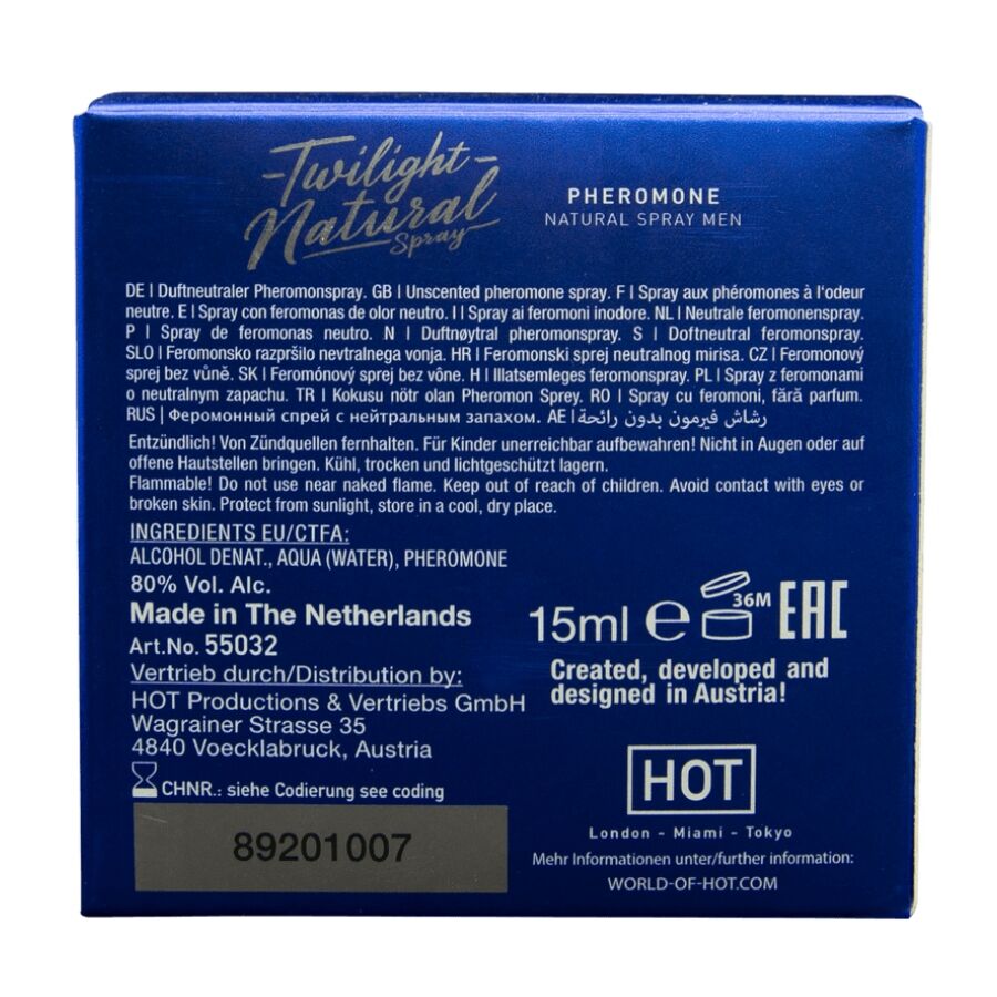 HOT - TWILIGHT PHEROMONE NATURAL MEN 15 ML - My naughty haven #