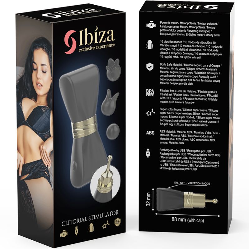 IBIZA - CLIT STIMULATOR 3 HEADS BOW - My naughty haven #