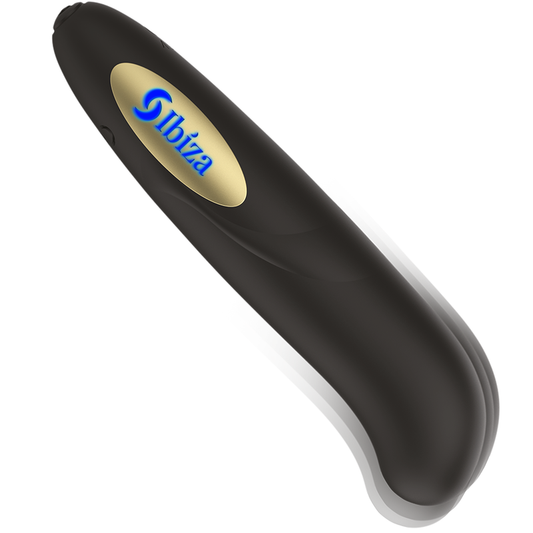 IBIZA - CLIT STIMULATOR USB CHARGER 10 VIBRATION MODES GOLDEN 13 X 2,9 CM - My naughty haven #