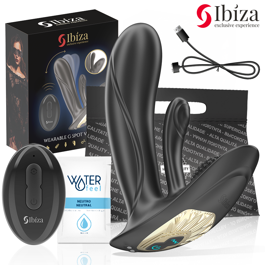 IBIZA - WEARABLE VIBRATOR WITH G-SPOT AND CLITORIS STIMULATION WITH REMOTE CONTROL - My naughty haven #