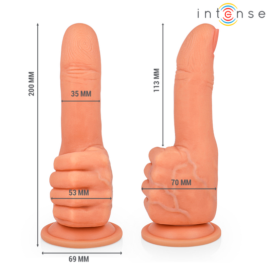 INTENSE - BENDER G-SPOT STIMULATOR FLEXIBLE HAND 11.3 CM - My naughty haven #