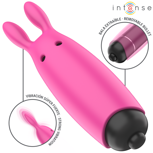 INTENSE - HOPPER PINK VIBRATING BULLET 8.3 X 2.4 CM - My naughty haven #