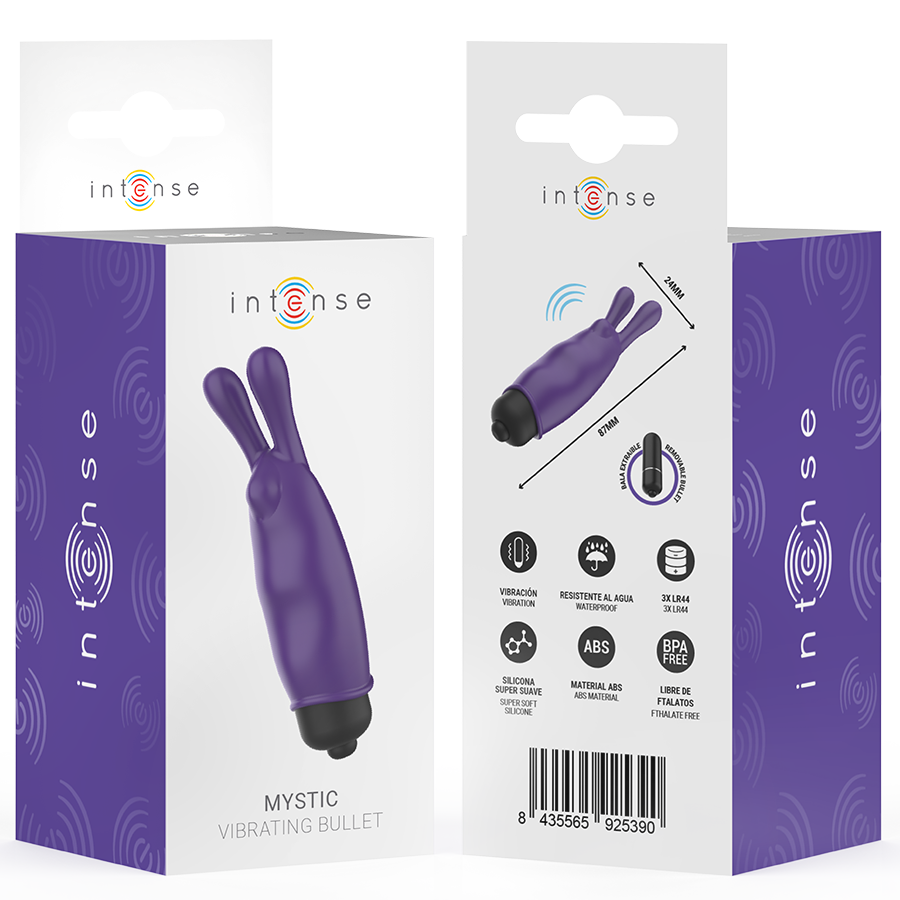 INTENSE - MYSTIC PURPLE VIBRATING BULLET 8.7 X 2.4 CM - My naughty haven #