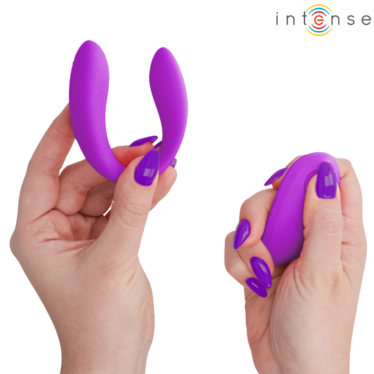 INTENSE - NORA VIBRATING CLAMP STIMULATOR PURPLE - My naughty haven #