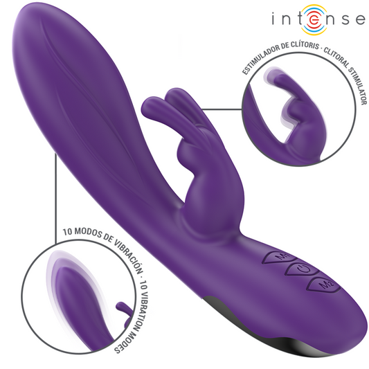 INTENSE - RANDALL RABBIT VIBRATOR 10 VIBRATIONS PURPLE - My naughty haven #