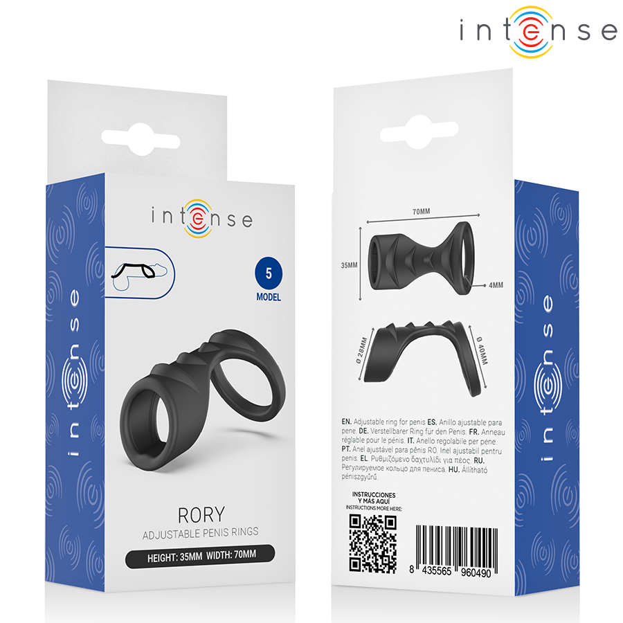 INTENSE - RORY ADJUSTABLE PENIS RING MODEL 5 - My naughty haven #