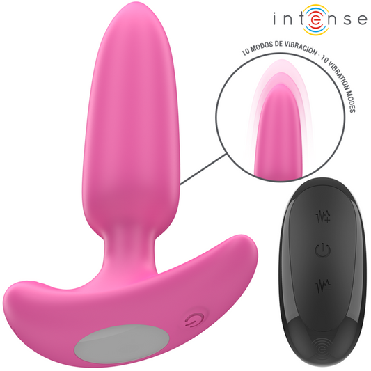 INTENSE - ROSS ANAL PLUG 10 VIBRATIONS PINK REMOTE CONTROL - My naughty haven #