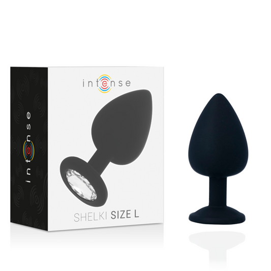 INTENSE - SHELKI L ANAL PLUG BLACK - My naughty haven #
