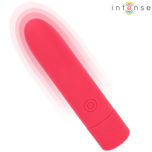 INTENSE - SYMONE USB RECHARGEABLE VIBRATING BULLET 8 VIBRATIONS RED 10 X 2.2 CM - My naughty haven #