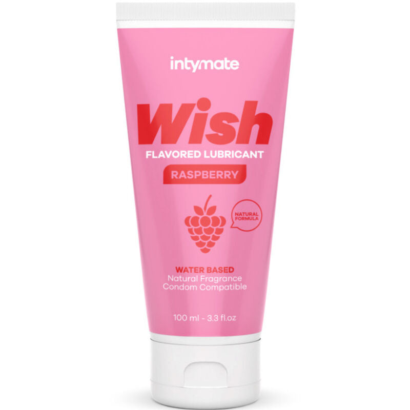 INTIMATELINE INTYMATE - WISH RASPBERRY FLAVORED LUBRICANT 100 ML - My naughty haven #