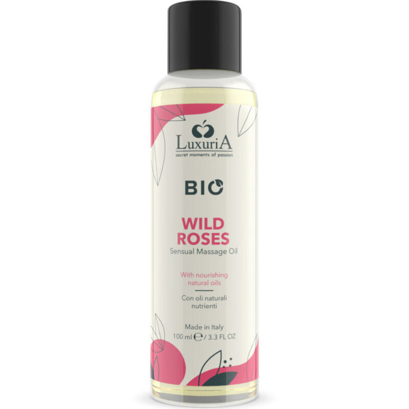 INTIMATELINE LUXURIA - BIO WILD ROSES MASSAGE OIL 100 ML - My naughty haven #