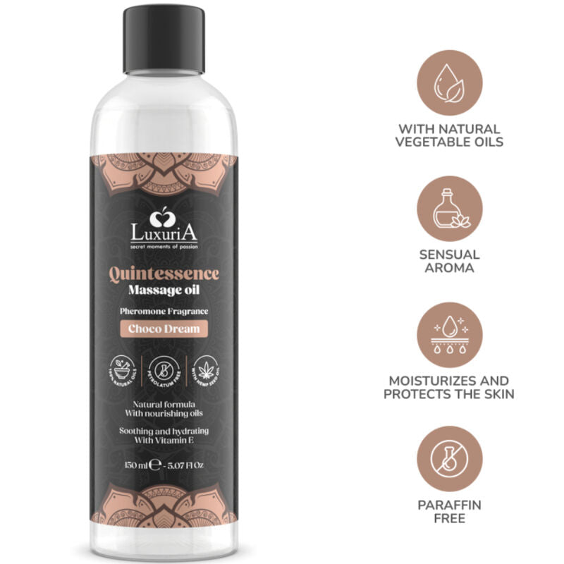 INTIMATELINE LUXURIA - MASSAGE OIL CHOCOLATE 150 ML - My naughty haven #