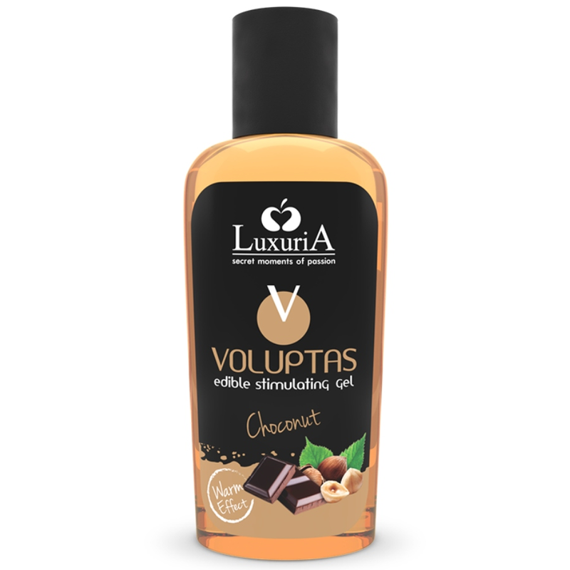 INTIMATELINE LUXURIA - VOLUPTAS EDIBLE MASSAGE GEL WARMING EFFECT - CHOCONUT 100 ML - My naughty haven #