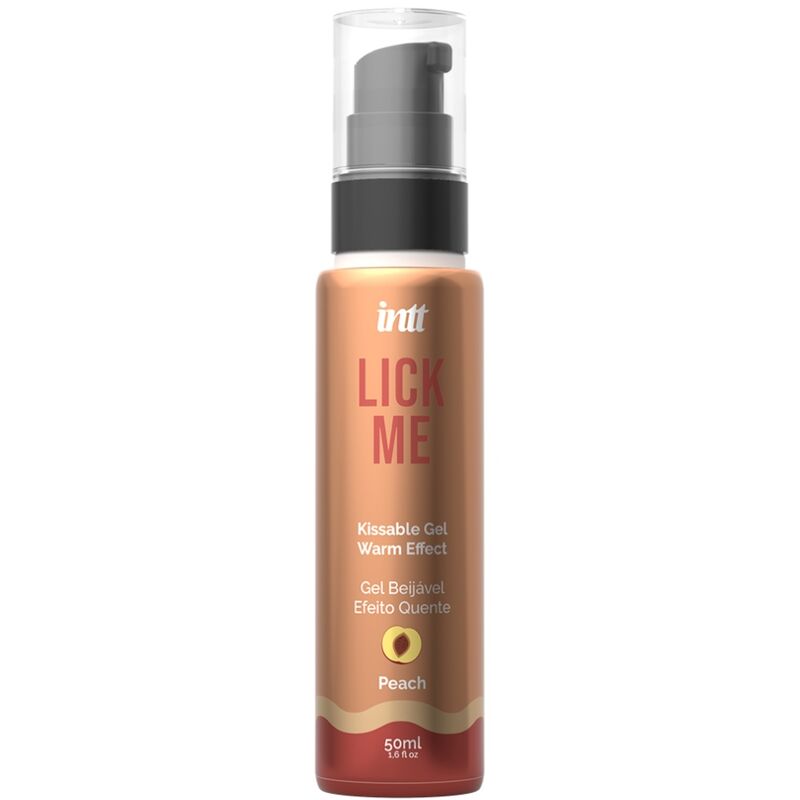 INTT - LICK ME PEACH EDIBLE GEL HEAT EFFECT - My naughty haven #