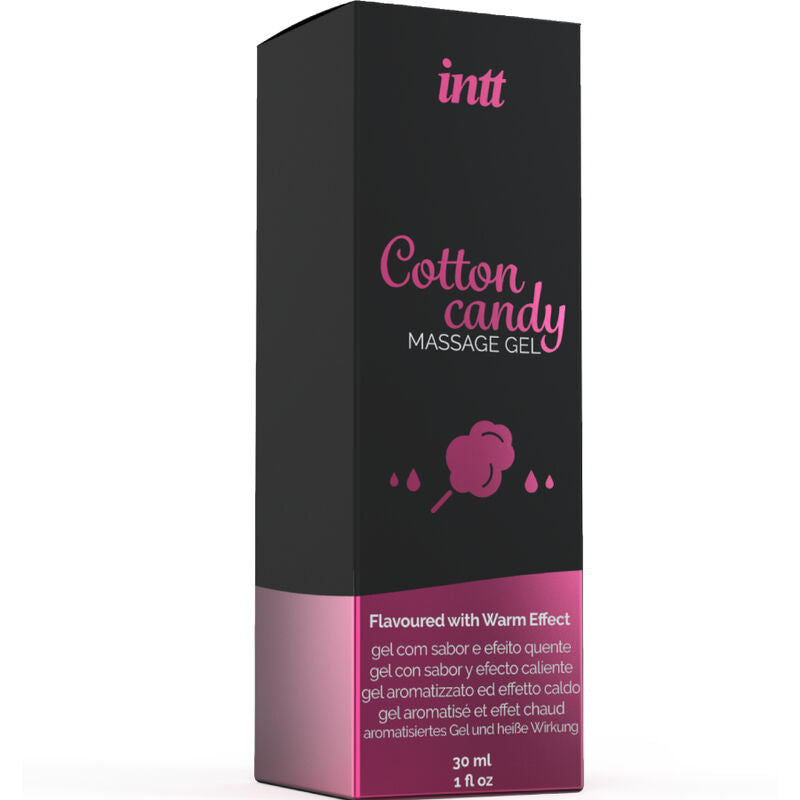 INTT MASSAGE & ORAL SEX - MASSAGE GEL WITH COTTON CANDY FLAVOR AND HEATING EFFECT - My naughty haven #