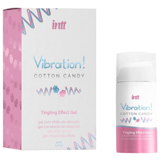 INTT - POWERFUL INTIMATE STIMULANT COTTON CANDY LIQUID VIBRATOR GEL 15 ML - My naughty haven #