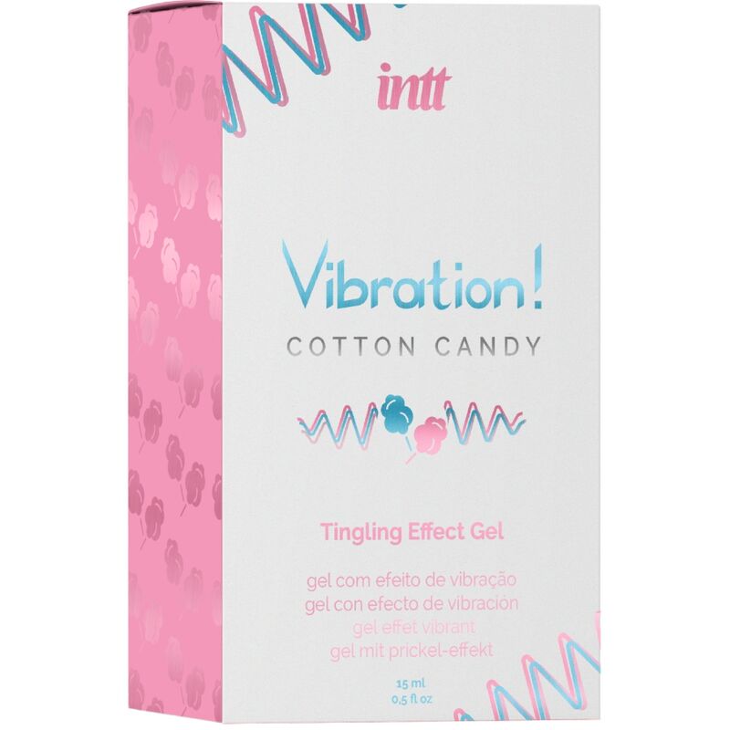 INTT - POWERFUL INTIMATE STIMULANT COTTON CANDY LIQUID VIBRATOR GEL 15 ML - My naughty haven #