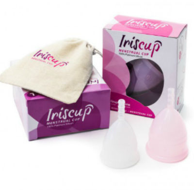 IRISCUP - SMALL PINK MONTH CUP A + FREE STERILIZER BAG - My naughty haven #