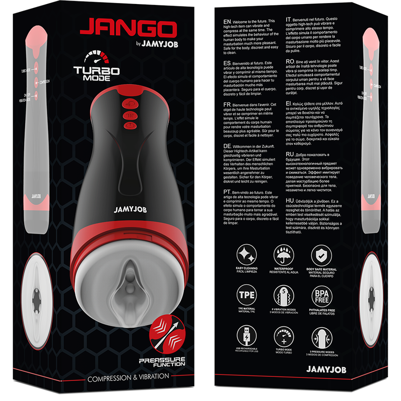 JAMYJOB - JANGO COMPRESSION AND VIBRATION MASTURBATOR - My naughty haven #