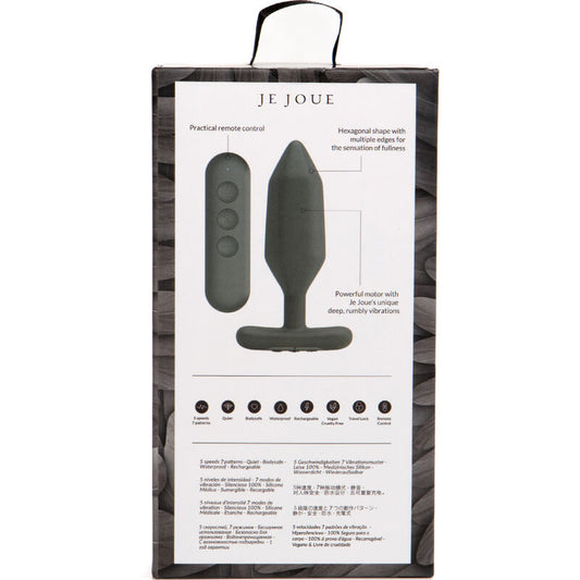 JE JOUE - ONYX ANAL PLUG VIBRATOR BLACK - My naughty haven #