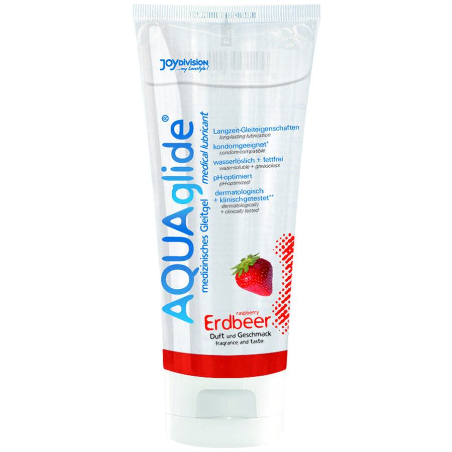 JOYDIVISION AQUAGLIDE - STRAWBERRY LUBRICANT 100 ML - My naughty haven #