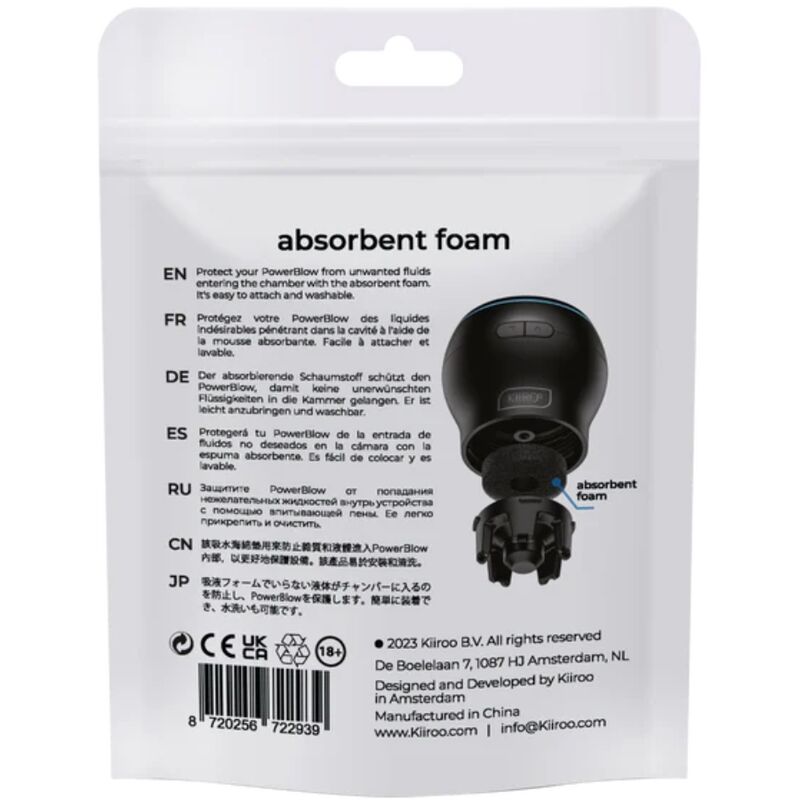 KIIROO - POWER BLOW ABSORBENT FOAM 5 PACK - My naughty haven #