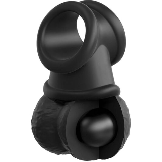 KING COCK - ELITE DELUXE ADJUSTABLE HARNESS KIT RING WITH TESTICLES & DILDO 20.3 CM - My naughty haven #