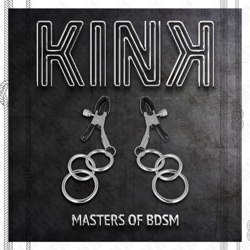 KINK - 3 O-RING NIPPLE CLAMP 6 CM - My naughty haven #