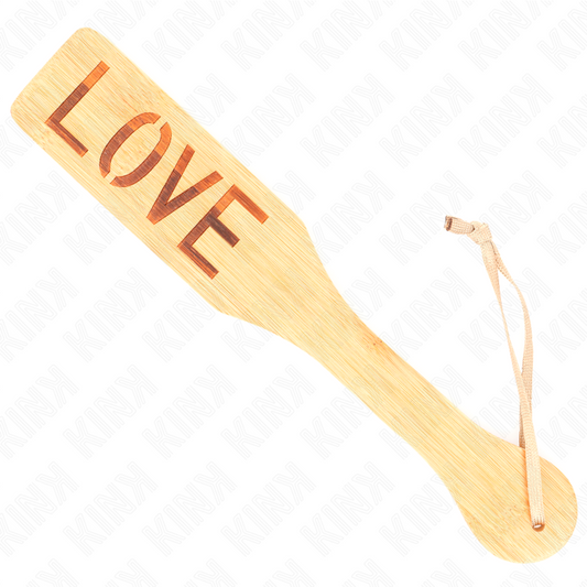 KINK - BAMBOO PALETTE WORD LOVE 32 X 5.5 CM - My naughty haven #