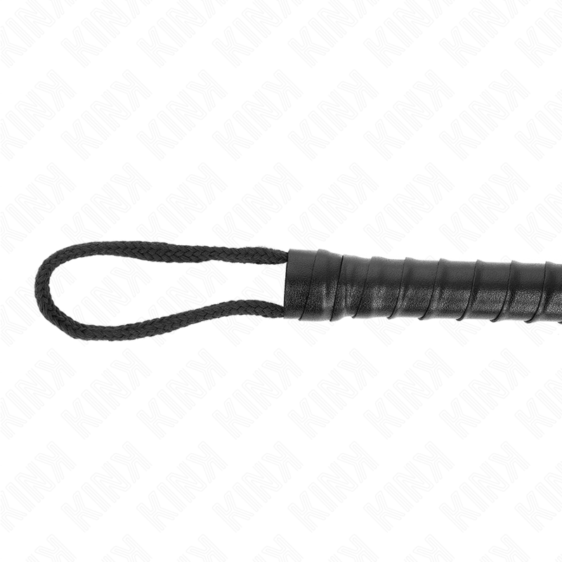 KINK - BLACK ROPE WHIP 56 CM - My naughty haven #