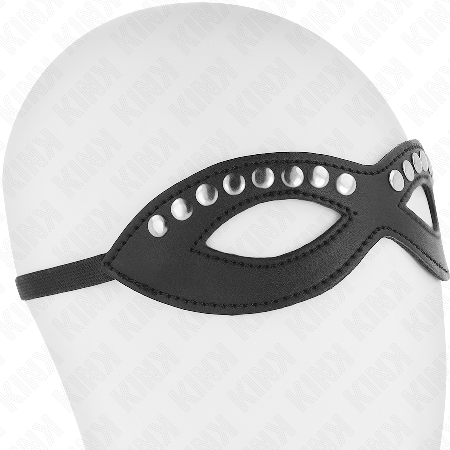 KINK - EYE MASK WITH MINI RIVETS MODEL 1 20.5 x 5.5 CM - My naughty haven #