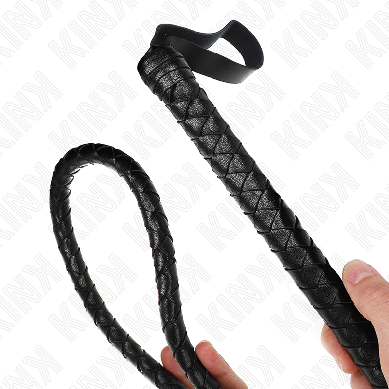 KINK - LONG BLACK SNAKE WHIP 210 CM - My naughty haven #